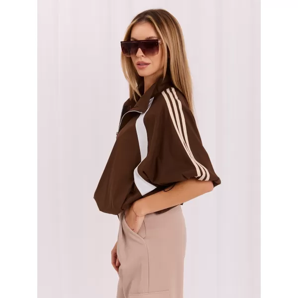  Dámská mikina ITALY MODA MI-BL-K71751.94 BROWN 
