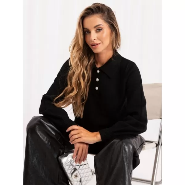  Dámský svetr ITALY MODA IR-SW-AC-19702.14 BLACK 