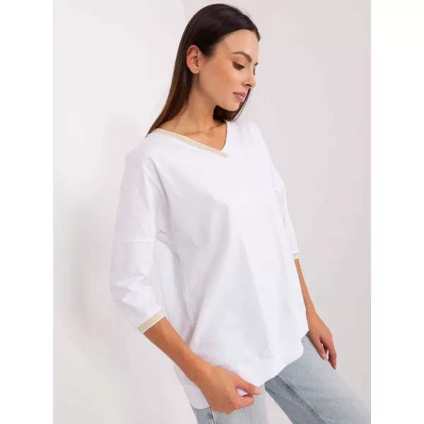  Dámská halenka RUE PARIS RV-BZ-8051.19P WHITE 