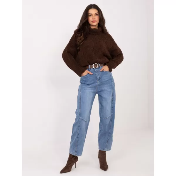  Dámský svetr FACTORY PRICE CH-SW-72993.25 DARK BROWN 