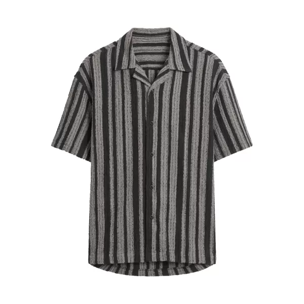  Pánská košile URBAN CLASSICS TB8216-00826 BLACK/WHITE 
