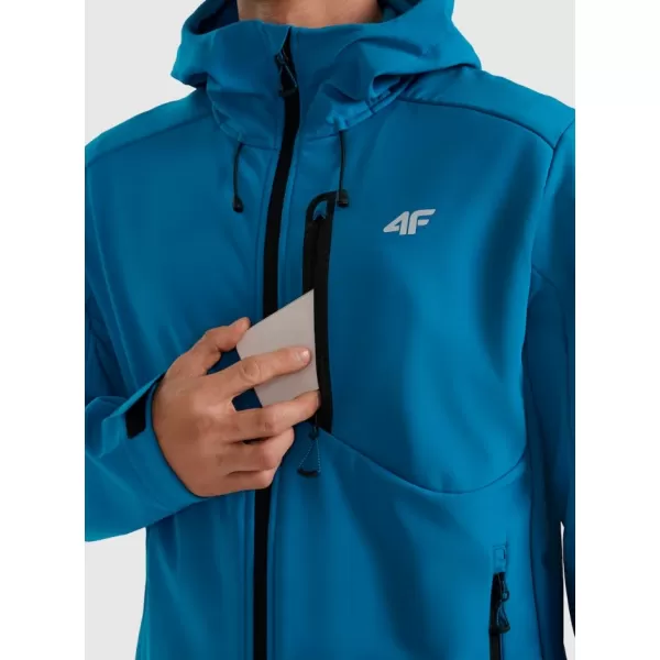  Pánská softshellová bunda 4F 4FRAW25TSOFM506 BLUE 