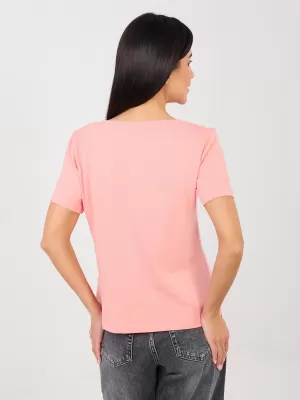 Dámské tričko RUE PARIS RV-TS-A1095.33 PEACH