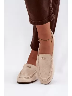 Dámské mokasíny BOTO QQ-273 BEIGE