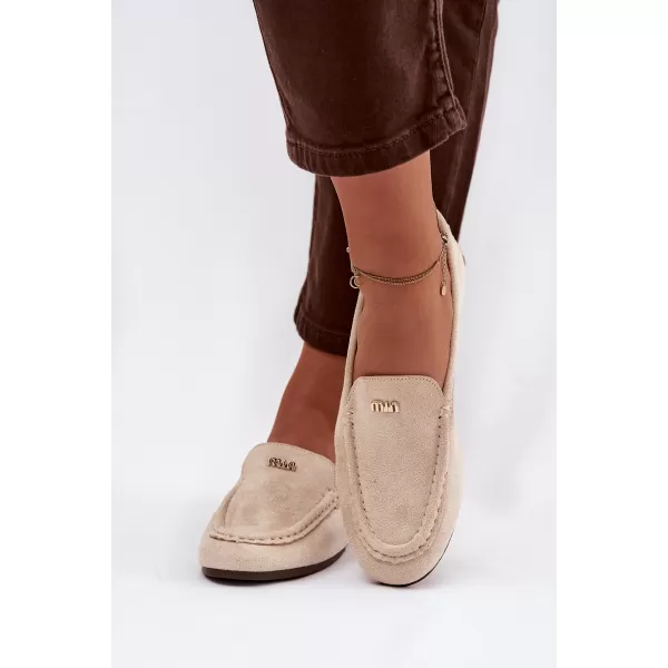  Dámské mokasíny BOTO QQ-273 BEIGE 