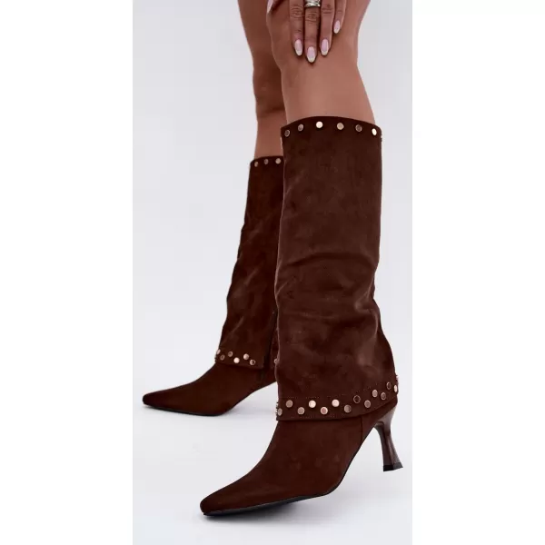  Dámské kozačky BOTO MM-41 BROWN 