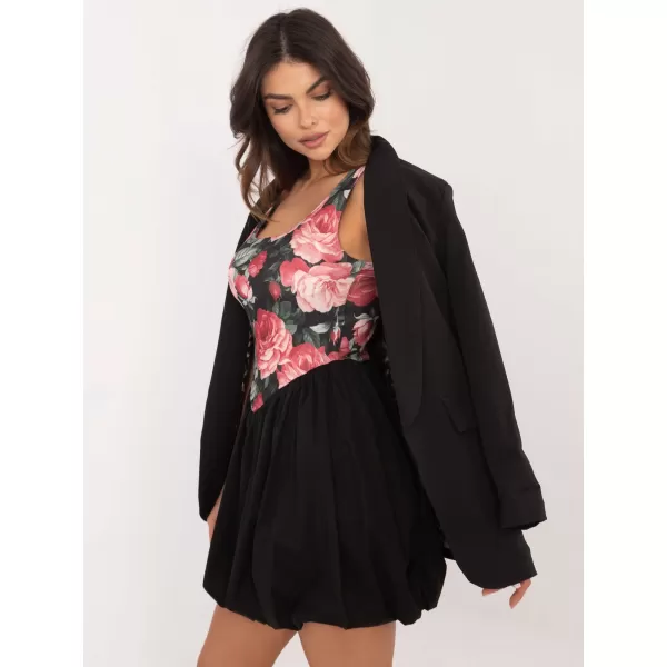  Dámské šaty ITALY MODA DHJ-SK-19805-2.65 BLACK AND PINK 