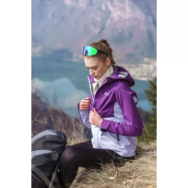  Dámská softshellová bunda NORDBLANC BLINK NBSSL8320 FIALOVÁ 