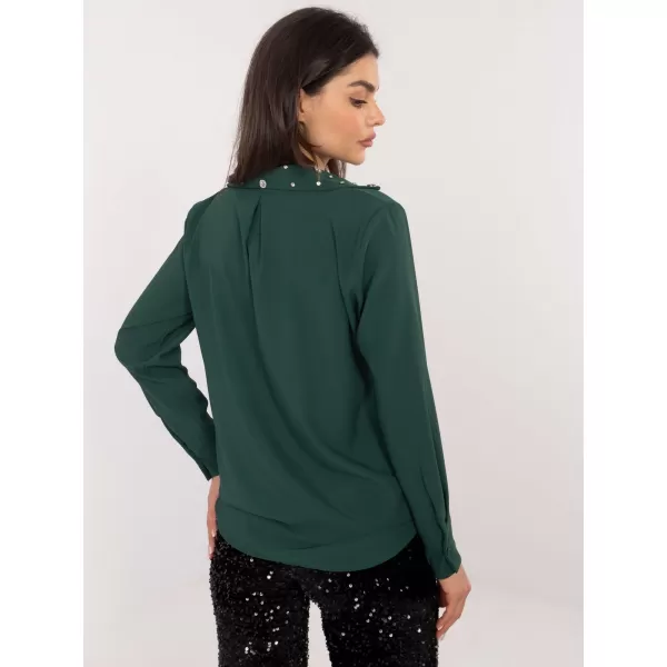  Dámská košile ITALY MODA DHJ-KS-15260.96 DARK GREEN 