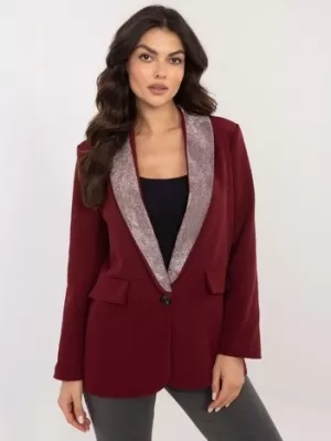 Dámská bunda ITALY MODA DHJ-MA-19926.85P BURGUNDY
