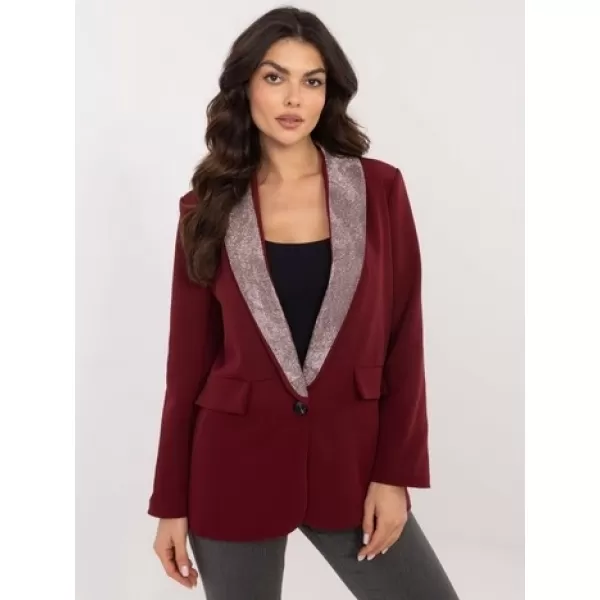  Dámská bunda ITALY MODA DHJ-MA-19926.85P BURGUNDY 