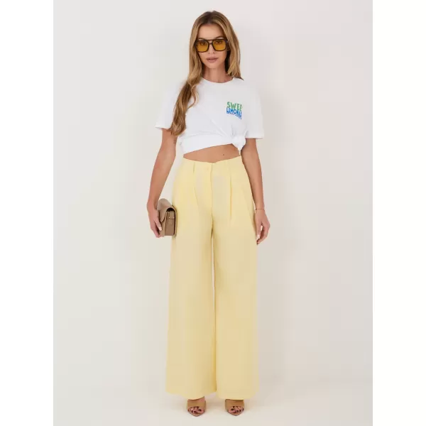  Dámské kalhoty RUE PARIS IT-SP-FL9006.92 BRIGHT YELLOW 