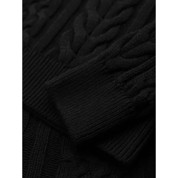  Pánský svetr OMBRE OM-SWSW-0191 BLACK 