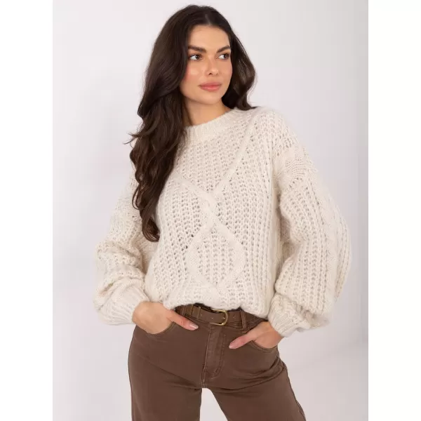 Dámský svetr FACTORY PRICE IN-SW-33831.25 LIGHT BEIGE 