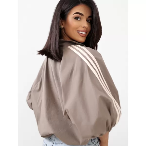 Dámská mikina ITALY MODA MI-BL-K71751.94 DARK BEIGE 