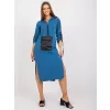 Dámské mikinové šaty EX MODA EM-BL-556.30 DARK BLUE