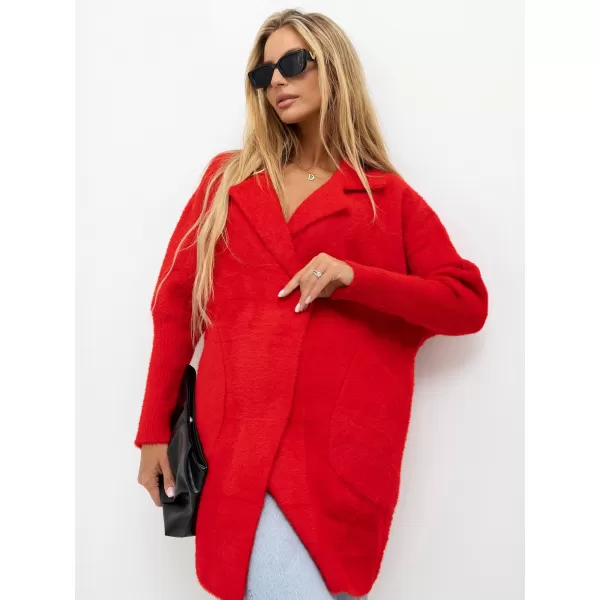  Dámský kabát FACTORY PRICE MBM-PL-1517.00P RED 