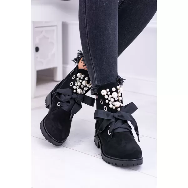  Dámské kotníkové boty BOTO 8371 BLACK 