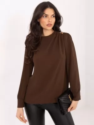 Dámská halenka ITALY MODA MI-BZ-278519-1.40 BROWN