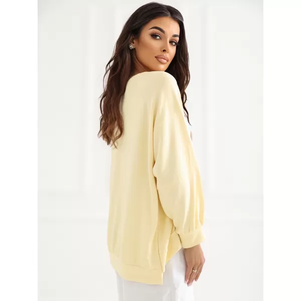  Dámská mikina RUE PARIS RV-BL-A1221.13 BRIGHT YELLOW 