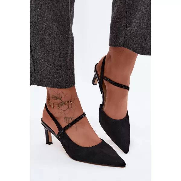  Dámské sandály D&A CR61-3048 BLACK 