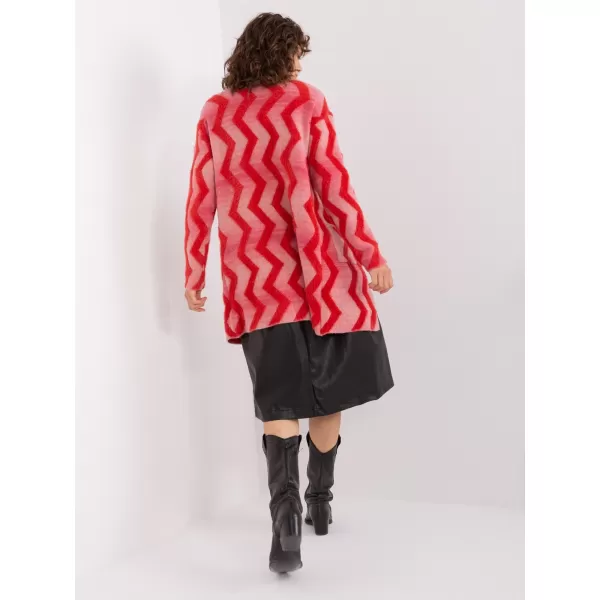  Dámský svetr WOOL FASHION ITALIA AT-SW-234701.34 RED 