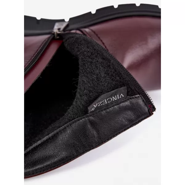  Dámské kotníkové boty VINCEZA 133116 BURGUNDY 