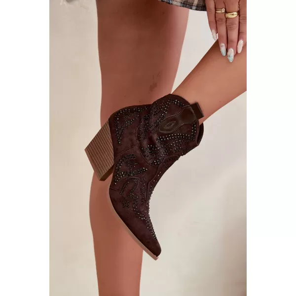  Dámské boty BOTO 9676A BROWN 