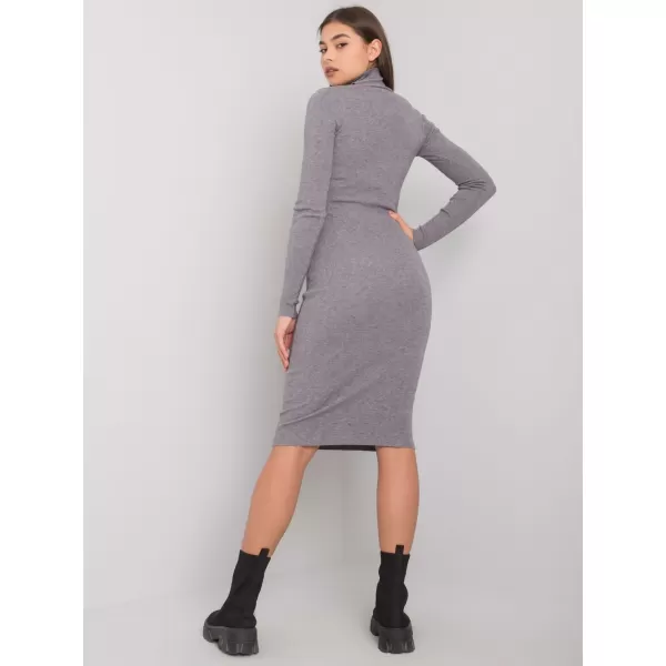 Dámské šaty OCH BELLA TW-SK-BI-ZS5178.84 DARK GREY 
