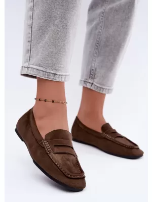 Dámské mokasíny BOTO D-307 DARK BEIGE
