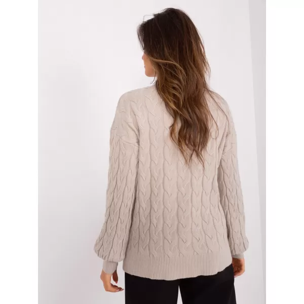  Dámský svetr WOOL FASHION ITALIA AT-SW-2348.07 BEIGE 