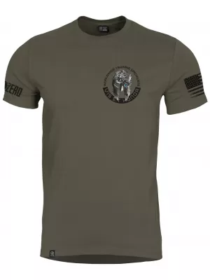 Pánské triko PENTAGON AGERON VIS ET HONOR K09012-VH GREEN
