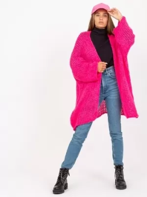Dámský svetr OCH BELLA TW-SW-BI-M2202.29X FLUO PINK