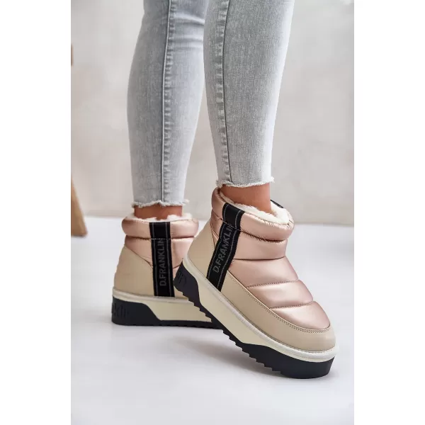  Dámské sněhule D.FRANKLIN DFSH371010 BEIGE 