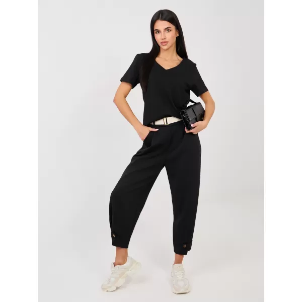  Dámské tričko RUE PARIS RV-TS-A1095.33 BLACK 