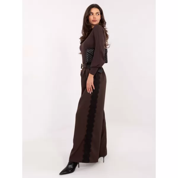  Dámská halenka RUE PARIS RV-BZ-5223.15 DARK BROWN 