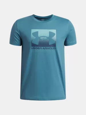 Chlapecké triko UNDER ARMOUR UA B BOXED SPORTS UPDATE SS 1388672-466 MODRÁ