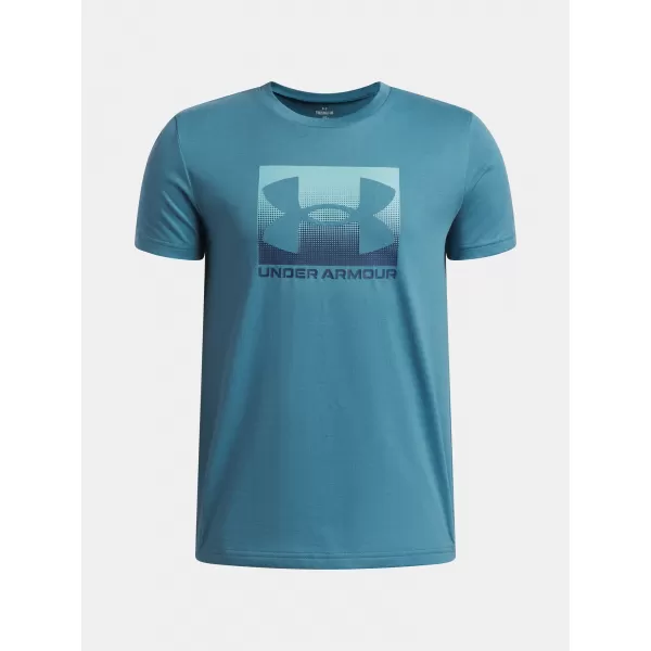  Chlapecké triko UNDER ARMOUR UA B BOXED SPORTS UPDATE SS 1388672-466 MODRÁ 