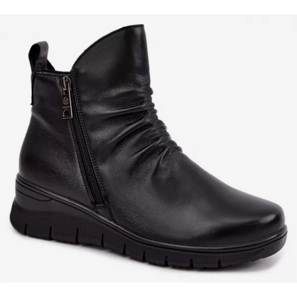 Dámské kotníkové boty VINCEZA 133117 BLACK 