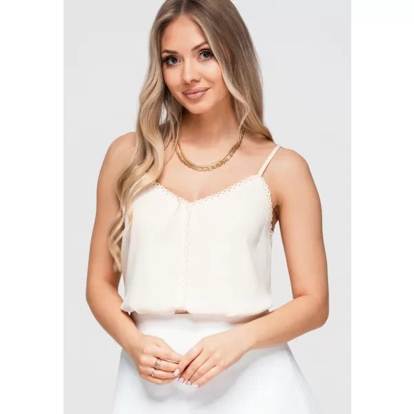  Dámské tílko OMBRE OW-TS-E0057 BEIGE 