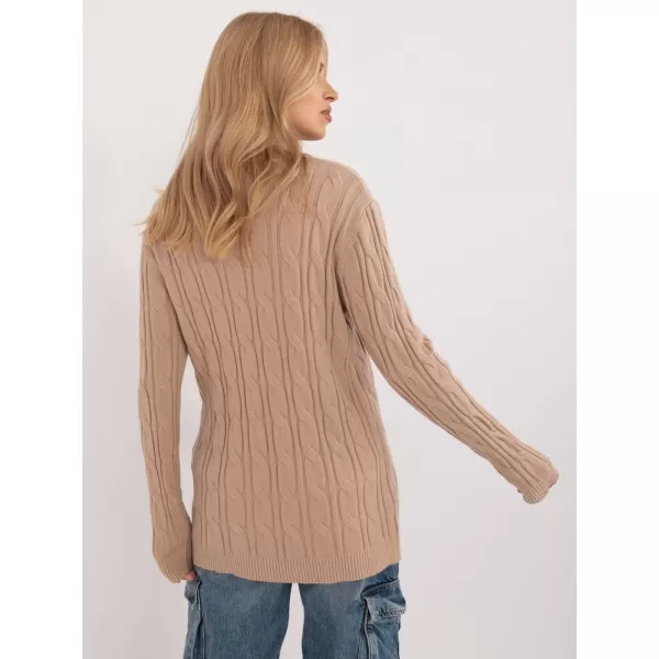  Dámský svetr WOOL FASHION ITALIA AT-SW-2343.88 CAMEL 