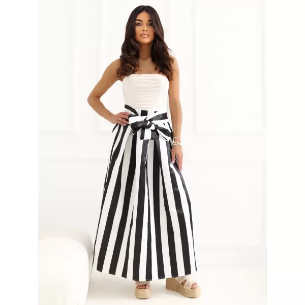  Dámská sukně FACTORY PRICE IT-SD-97576-1.18P WHITE/BLACK 