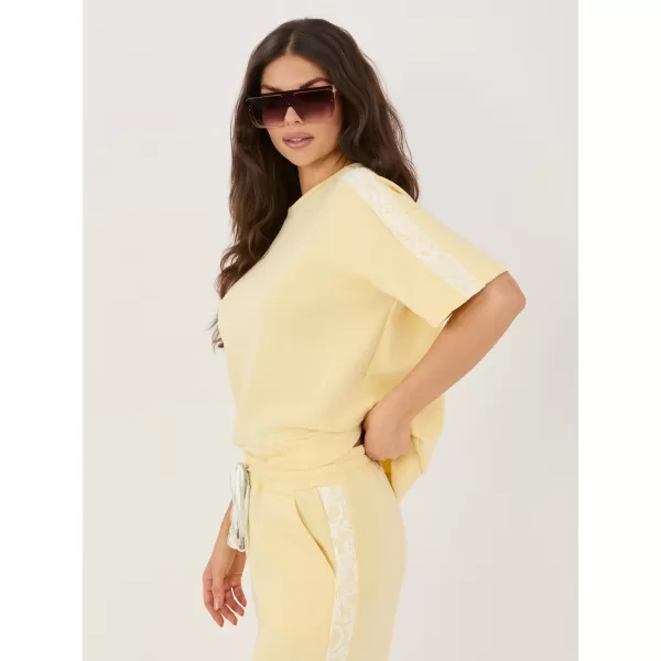  Dámská mikina FACTORY PRICE IT-BZ-97598.96 BRIGHT YELLOW 
