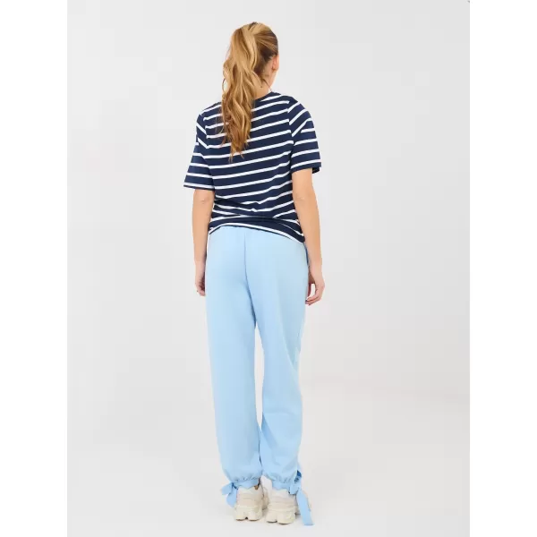  Dámské kalhoty ITALY MODA MI-SP-P6845.68 LIGHT BLUE 