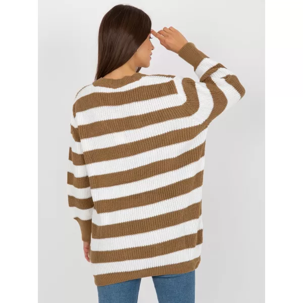  Dámský svetr RUE PARIS LC-SW-8030.29P WHITE-BEIGE 