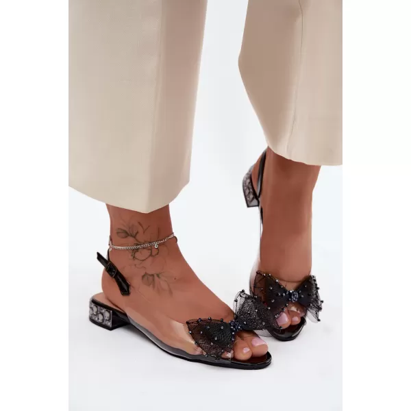  Dámské sandály D&A MR61-9001 BLACK 