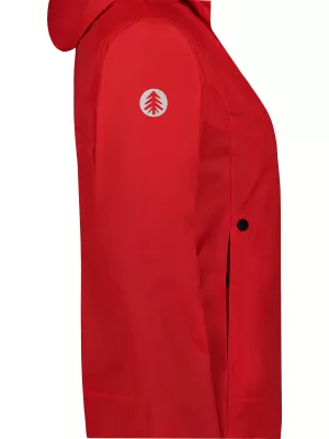 Dámská nepromokavá bunda NORDBLANC ELDER NBSJL8318 ČERVENÁ