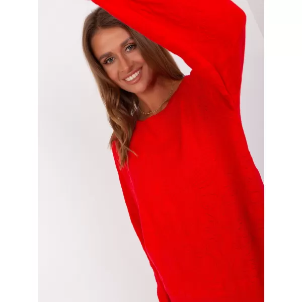  Dámský svetr WOOL FASHION ITALIA AT-SW-2231A.00P RED 