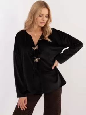 Dámská halenka ITALY MODA DHJ-BZ-19916.03P NOIRE
