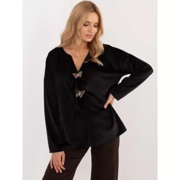  Dámská halenka ITALY MODA DHJ-BZ-19916.03P NOIRE 